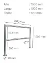 Baranda Ensamblada Metro Lineal - Detalles.webp