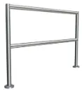 Baranda Ensamblada de Aero Inoxidable