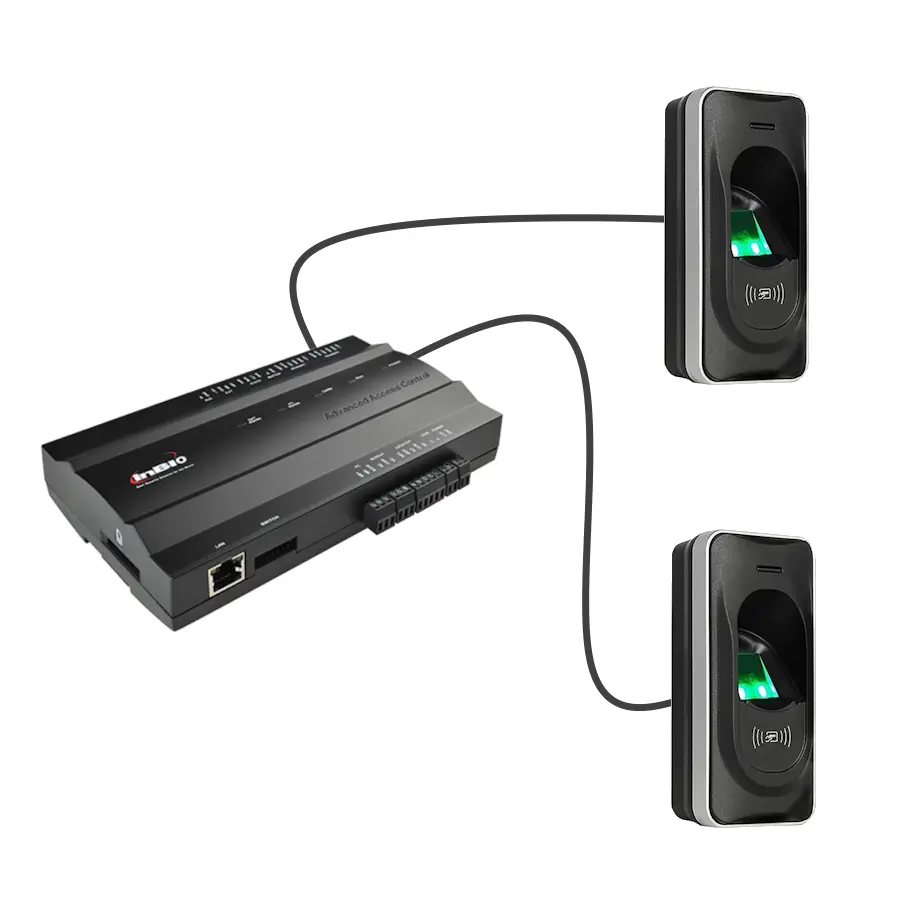 Controladora de Acceso InBio 260 Pro + Lectores de Huella FR1200